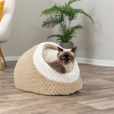 Trixie Katzenkorb Igloo Kaline Mio Hellbraun/Creme 35X41X26 Cm