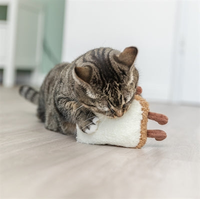 Trixie Toast Xxl Plüsch Mit Amerikanischer Katzenminze 18 Cm