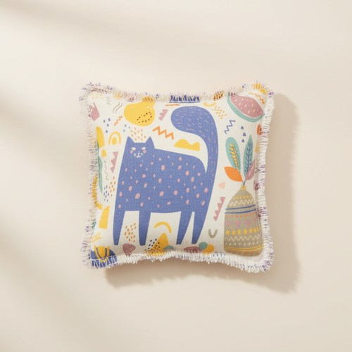Baldriankissen Blaue Katze