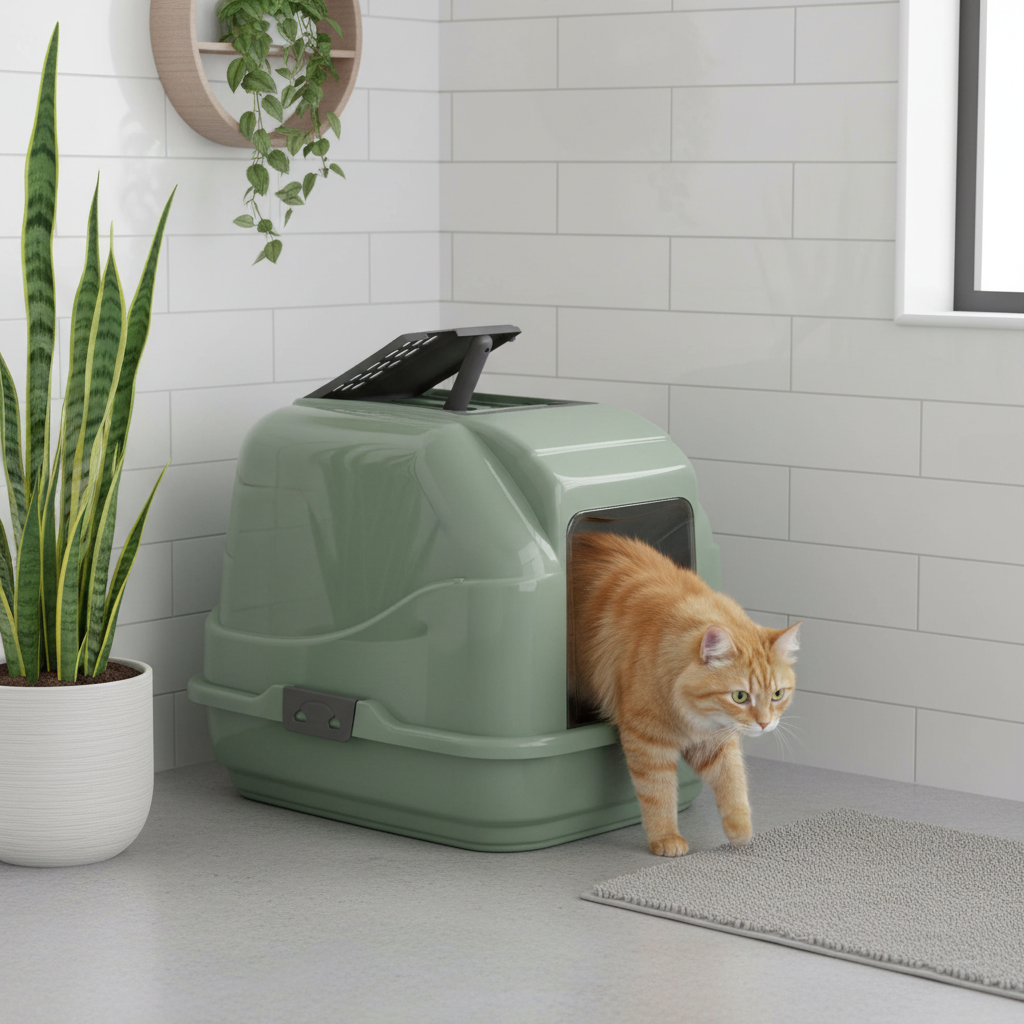 Katzentoilette Lifestyle im Bad